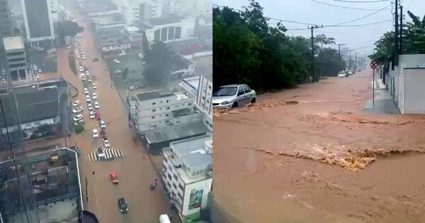 Diario HOY | Fuertes lluvias en Camboriú provocan inundaciones y se declaran en emergencia