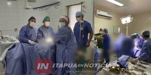 EL EQUIPO DE CIRUGÍAS ITINERANTES REALIZÓ EXITOSAS INTERVENCIONES EN CARMEN DEL PNÁ. - Itapúa Noticias