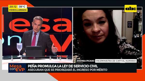 Video: Ley de Servicio Civil traerá “eficiencia y transparencia” en la función pública, según viceministra - Mesa de Periodistas - ABC Color