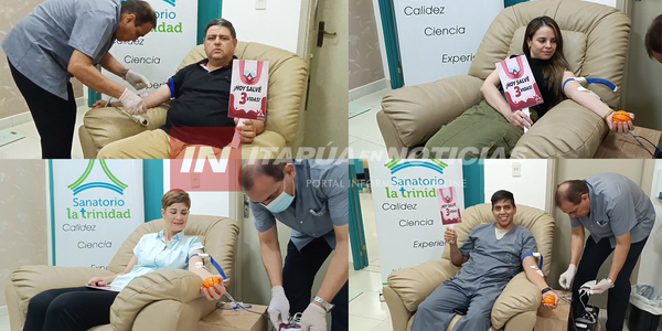 SANATORIO LA TRINIDAD REALIZÓ EXITOSA JORNADA DE DONACIÓN DE SANGRE - Itapúa Noticias