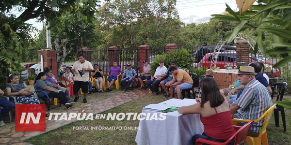 ALDO LEPRETTI PARTICIPÓ DE LA ASAMBLEA DE RENOVACIÓN DE COMISIÓN DIRECTIVA DEL B° SAN LUIS - Itapúa Noticias