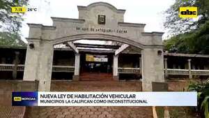 Video: Municipios califican como inconstitucional  nueva ley de habilitación vehicular  - ABC TV - ABC Color