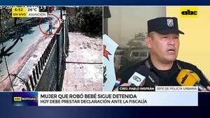 Detenida por robo de bebé debe declarar ante la Fiscalía  - ABC Noticias - ABC Color