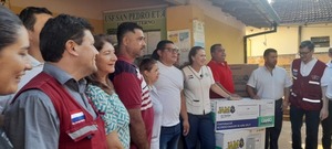 Entrega de equipos para la Unidad de Salud Familiar en el barrio San Pedro Etapa 4