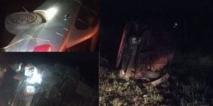 CONDUCTOR RESULTA ILESO TRAS VUELCO DE VEHÍCULO EN NATALIO  - Itapúa Noticias