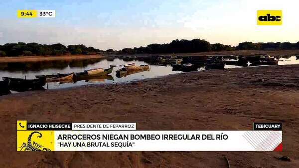 “El río Tebicuary siempre fue así”: arroceros niegan intervención irregular del cauce - ABC Noticias - ABC Color