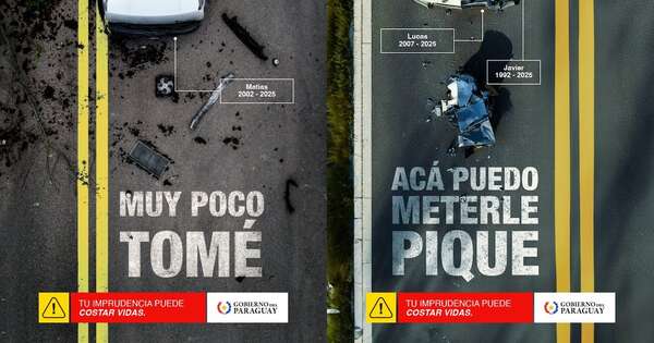 La Nación / Gobierno lanzó la campaña vital: “Tu imprudencia puede costar vidas”