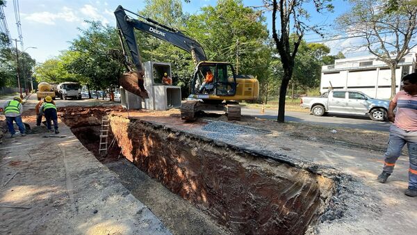 Obras en Avda. Mariscal López incluyen nuevo sistema de drenaje pluvial - .::Agencia IP::.