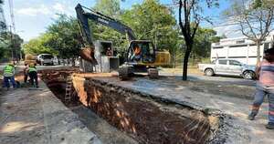 Diario HOY | Renovación de la Avda. Mariscal López: avances en el sistema de drenaje pluvial