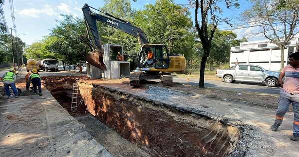 Diario HOY | Renovación de la Avda. Mariscal López: avances en el sistema de drenaje pluvial