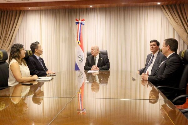 Autoridades de la CSJ recibieron al embajador de Corea