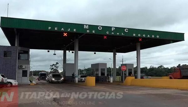 Trasladarán puesto de peaje de Coronel Bogado, estará entre Misiones e Itapúa