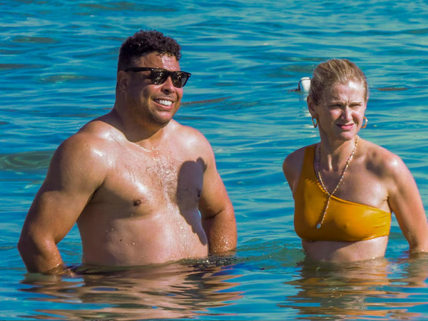 Ronaldo Nazário y Celina Locks, filántropos unidos