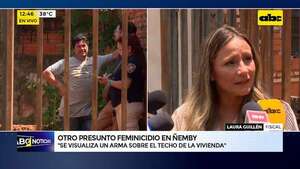 Mujer asesinada en Ñemby: hay indicios para hablar de feminicidio, dice fiscala  - ABC Noticias - ABC Color