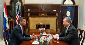 La Nación / Peña se reunió con Alexander Yui, representante de Taiwán en EE. UU.