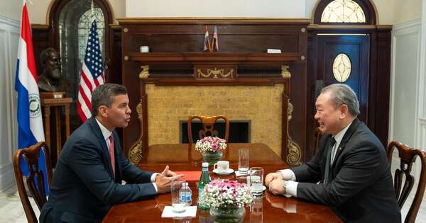 La Nación / Peña se reunió con Alexander Yui, representante de Taiwán en EE. UU.