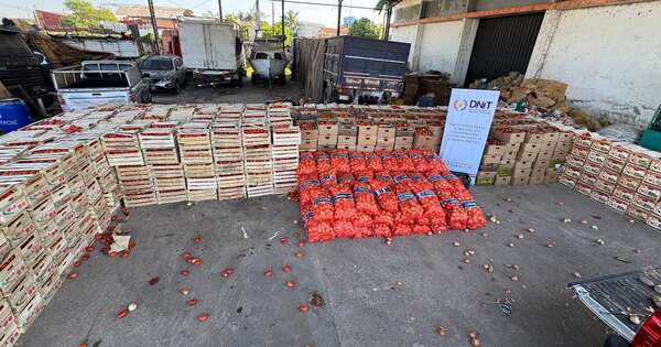 La Nación / Incautan 20.000 kilos de tomates de contrabando en Fernando de la Mora