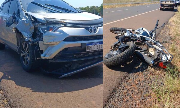 Motociclista de 34 años muere tras ser embestido por una camioneta en Coronel Oviedo – Prensa 5