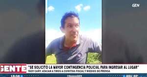 La Nación / Atacaron a tiros a comitiva fiscal en un asentamiento de Yasy Cañy