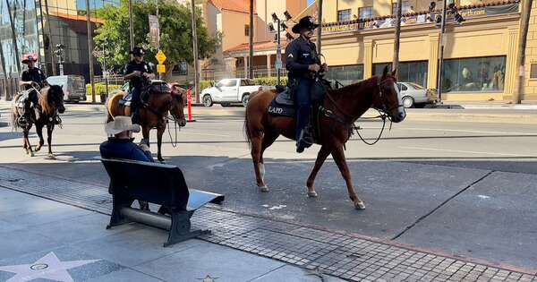 La Nación / Incendio en EE. UU.: la Policía Montada y perros buscan cadáveres en Los Ángeles