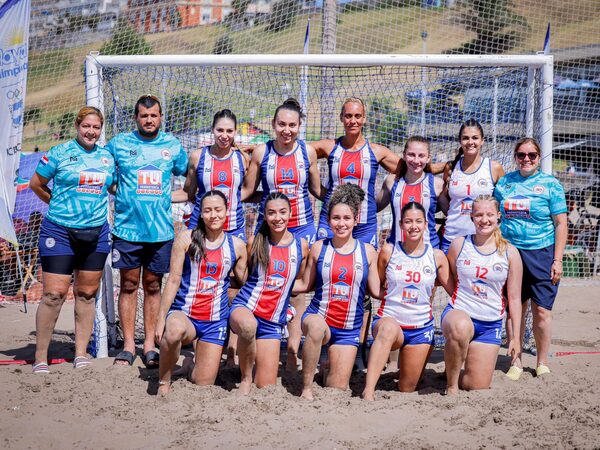 Paraguay debutó en el "Cuatro Naciones" de Beach Handball