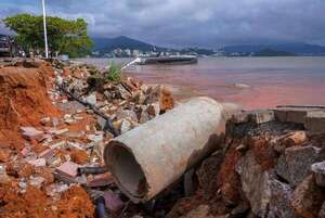 Brasil: la advertencia a bañistas en Santa Catarina tras fuertes lluvias - Mundo - ABC Color