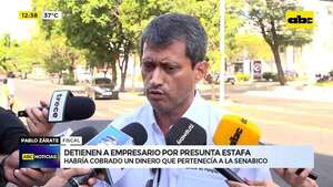 Presunta estafa: detienen a empresario que cobró dinero que era de Senabico - ABC Noticias - ABC Color