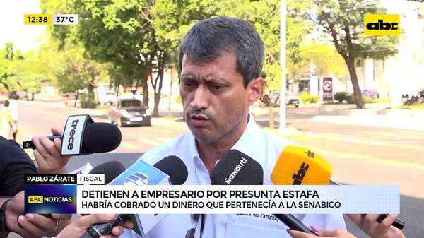 Presunta estafa: detienen a empresario que cobró dinero que era de Senabico - ABC Noticias - ABC Color