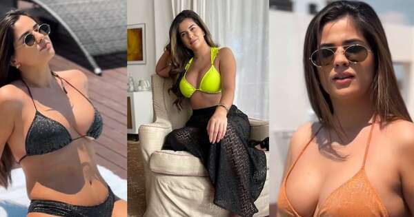 La Nación / Emilia Aranda deslumbra como modelo de bikinis tras cirugía estética