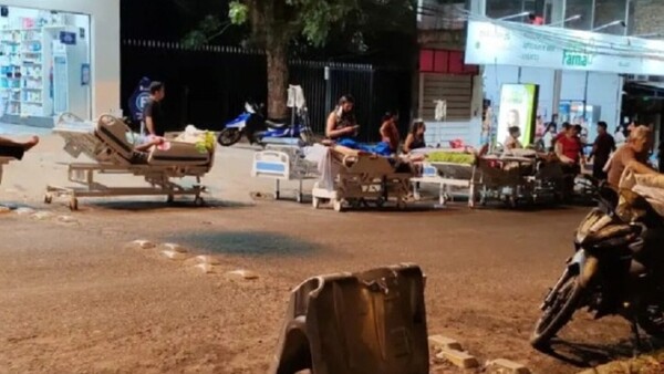 Caacupé: Incendio en hospital obligó al traslado de 49 pacientes
