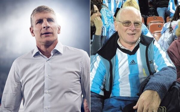 El DT de Olimpia, Martín Palermo, le perdió a su papá