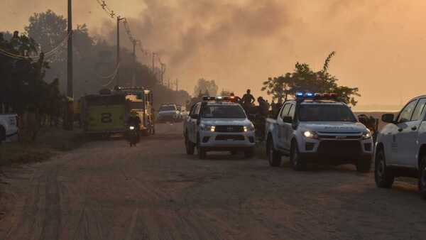 Combate al fuego en Banco San Miguel se realizó hasta altas horas
