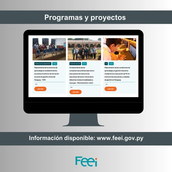 Detalles de programas públicos están disponibles en la web del FEEI - .::Agencia IP::.