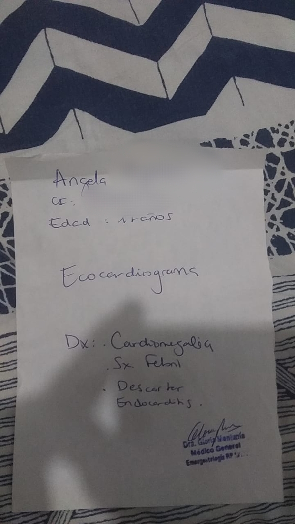 Vecinos solicitan colaboración para una plancheada a favor de una adolescente