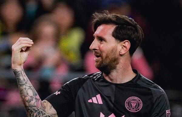 El polémico festejo de Lionel Messi