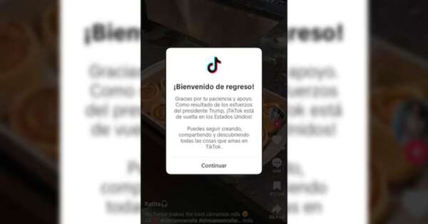 Diario HOY | Tras unas horas suspendido, TikTok vuelve a operar en EEUU ante promesa de Trump
