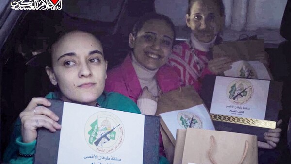 Comenzó la tregua en Gaza con la liberación de tres rehenes mujeres