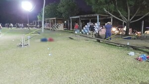 Balacera en medio de 500 hinchas dejó tres fallecidos