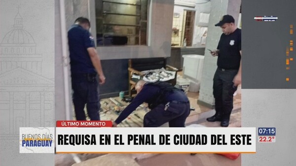 Requisa en cárcel de CDE tras muerte de recluso