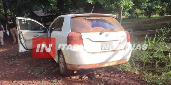 AUTOMÓVIL QUE HABÍA SIDO ROBADO EN CAMBYRETÁ FUE RECUPERADO EN CAP. MIRANDA - Itapúa Noticias