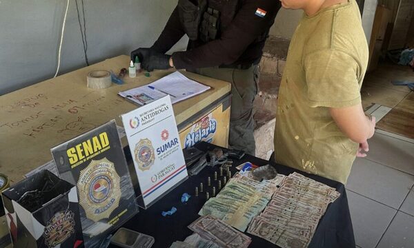 En San Bernardino ocultaban drogas dentro del aire acondicionado