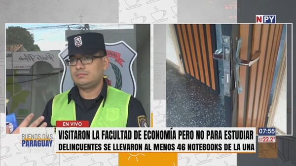 Malvivientes robaron computadoras del campus de la UNA