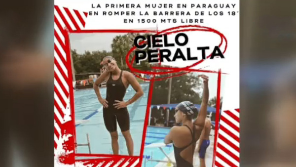 Cielo Peralta hizo historia en natación - SNT