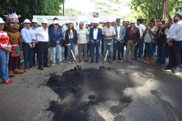 Inician obras de recapado en Cacique Lambaré - 1000 Noticias
