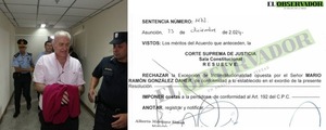 “La excepción de inconstitucionalidad no es la vía para cuestionar resoluciones judiciales”