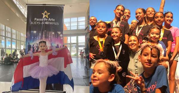 La Nación / Niña paraguaya triunfa en competencia de danza en São Paulo