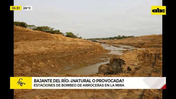 Crisis hídrica afecta a grandes ríos: ¿qué papel juega la intervención humana? - ABC Noticias - ABC Color