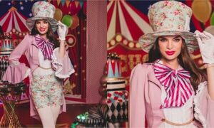 (GALERÍA) ¡Nadia Ferreira apareció vestida así para el cumple de su amiwis!