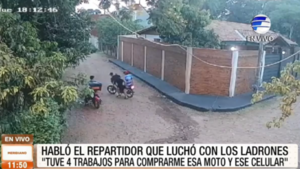 Habló el repartidor que luchó con delincuentes