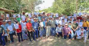 La Nación / En 5 años, gobierno de Abdo entregó solo 6 títulos de propiedad en Misiones
